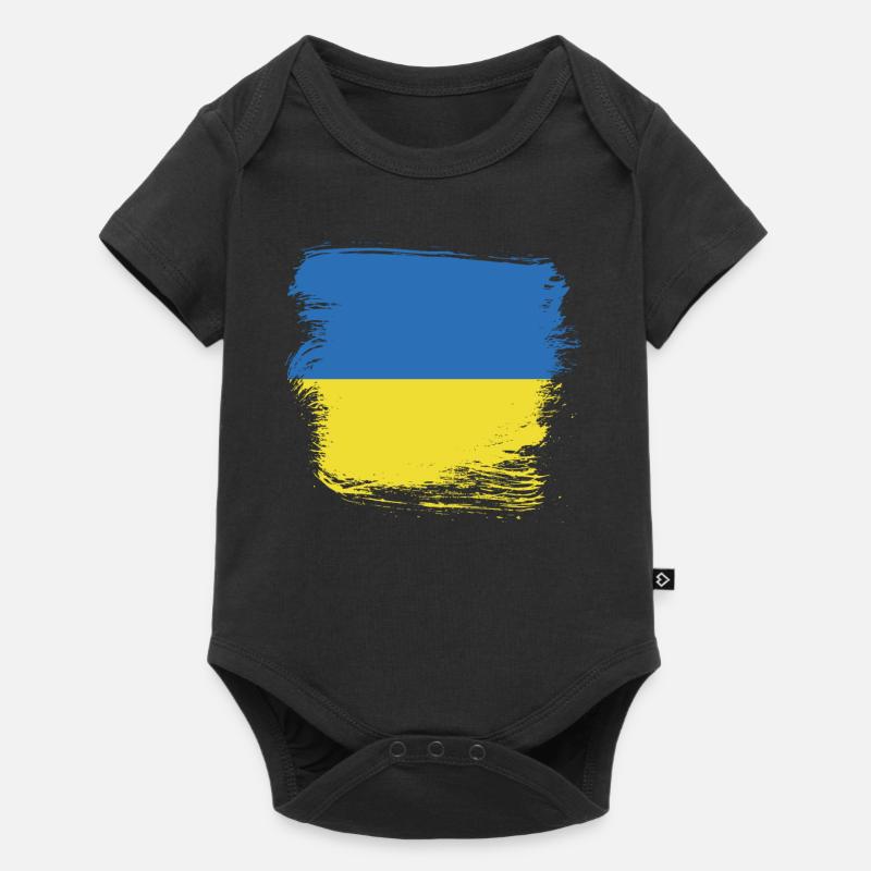 Ukraine - Body à manches courtes Premium Bébé - noir