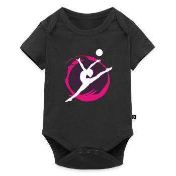 Gymnastics gymnastics - Baby Premium short-sleeve bodysuit - black - Front