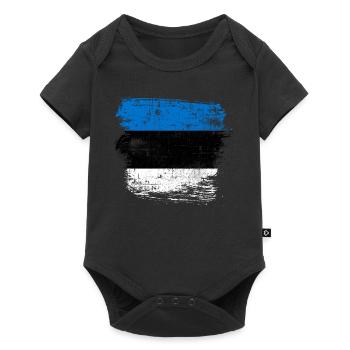 Estonie - Body à manches courtes Premium Bébé - noir - Devant
