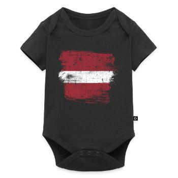 Lettonie - Body à manches courtes Premium Bébé - noir - Devant