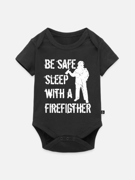 Feuerwehr - Baby Premium Kurzarmbody - Schwarz