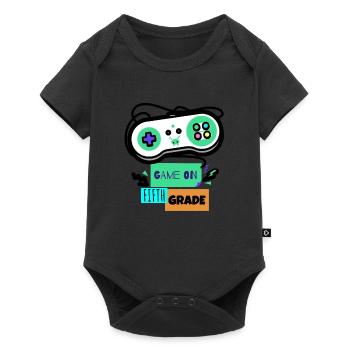 Game on Fifth Grade - First Day of 5th Grade Back - Body à manches courtes Premium Bébé - noir - Devant