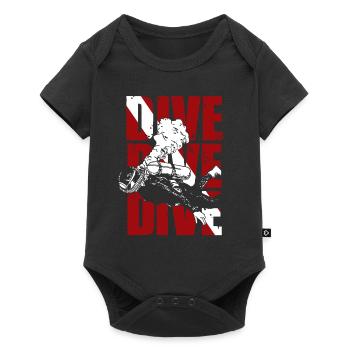 Dive - Baby Premium short-sleeve bodysuit - black - Front