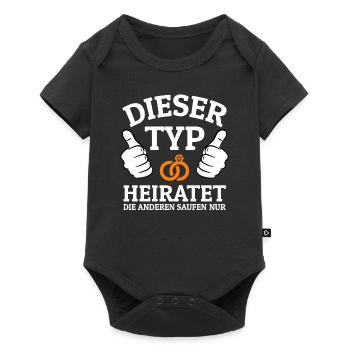 T-shirt Bachelorette Party Idées Outfit JGA - Body à manches courtes Premium Bébé - noir - Devant