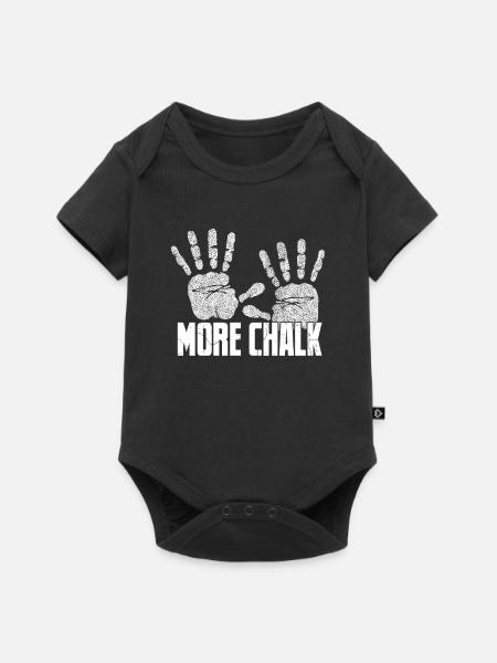 Bouldern Boulderer Spruch - Baby Premium Kurzarmbody - Schwarz