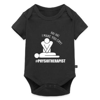 Physiotherapy Fun Physiotherapist - Baby Premium short-sleeve bodysuit - black - Front