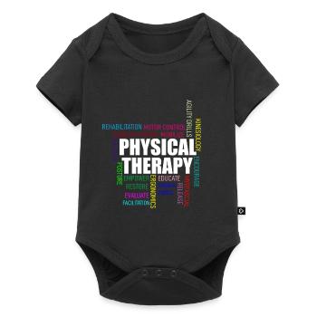 Physiotherapy Medicine - Baby Premium short-sleeve bodysuit - black - Front