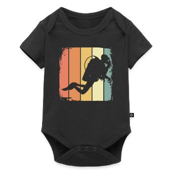 Dive - Baby Premium short-sleeve bodysuit - black - Front