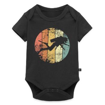 Diver - Baby Premium short-sleeve bodysuit - black - Front