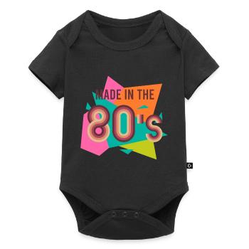 Fabriqué dans les années 80 - Body à manches courtes Premium Bébé - noir - Devant