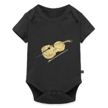 Cello - Baby Premium short-sleeve bodysuit - black - Front