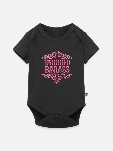Tattoo - Baby Premium Kurzarmbody - Schwarz