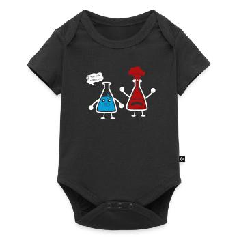 chimie - Body à manches courtes Premium Bébé - noir - Devant