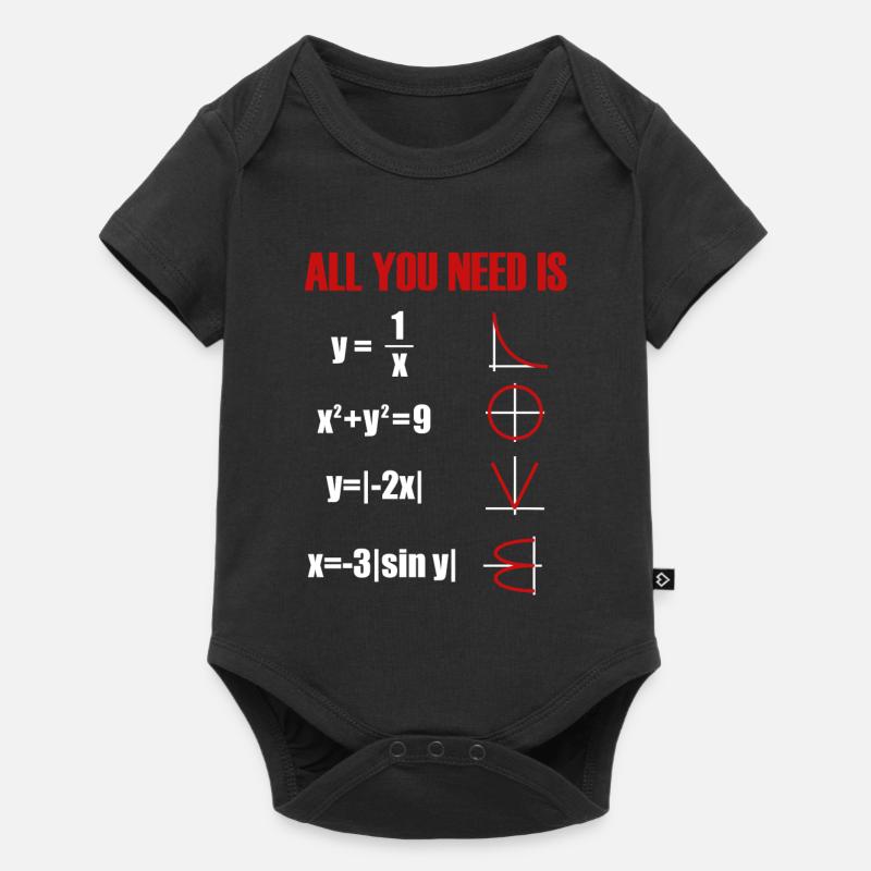 Math mathematician teacher - Baby Premium short-sleeve bodysuit - black