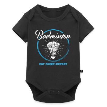 Badminton - Baby Premium short-sleeve bodysuit - black - Front
