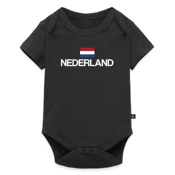 Nederland | Pays-Bas, Hollande, Néerlandais - Body à manches courtes Premium Bébé - noir - Devant