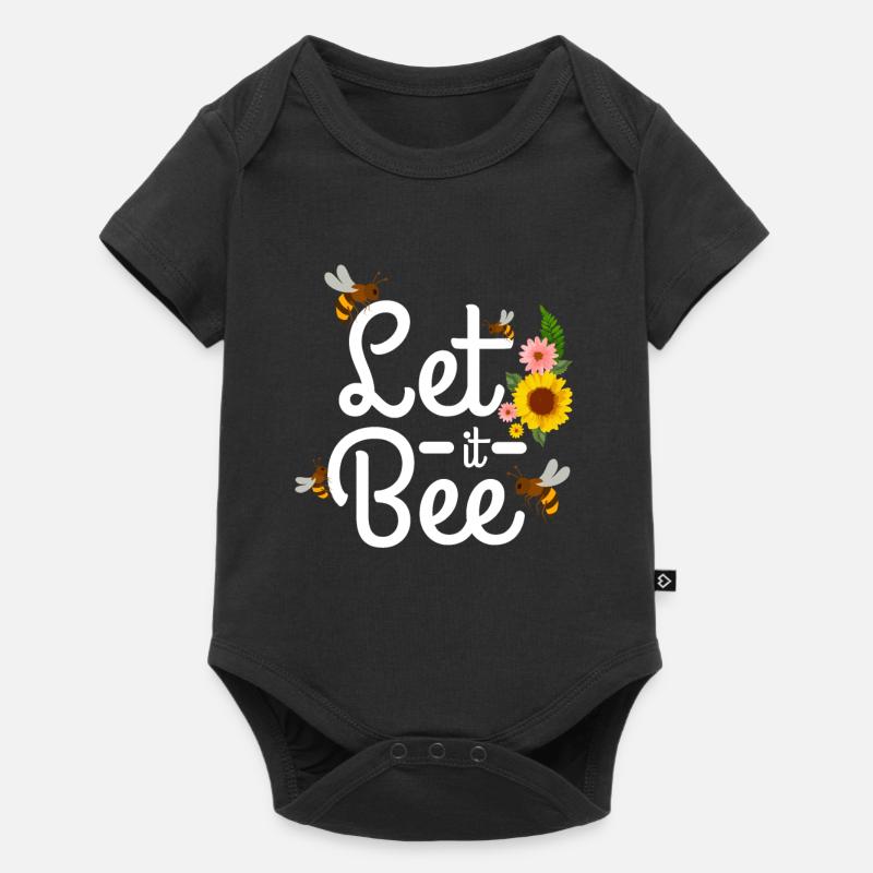 bees - Baby Premium short-sleeve bodysuit - black