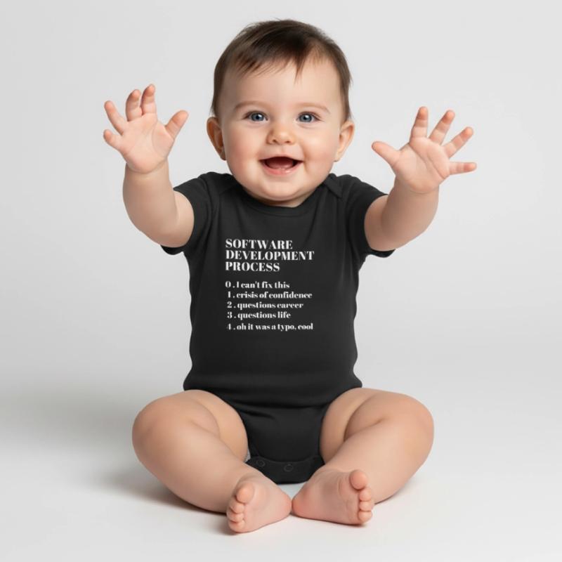 Software Development Funny Coding Programming Body à manches courtes Premium Bébé