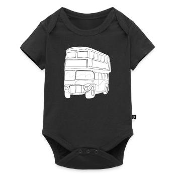 London Bus - Body à manches courtes Premium Bébé - noir - Devant