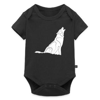 Wolf - Body à manches courtes Premium Bébé - noir - Devant