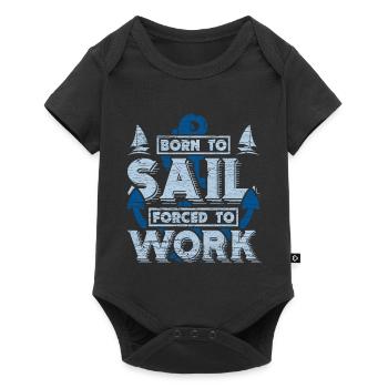 Kapitän, Segeln, Boot und Schiffsreise Geschenk - Baby Premium Kurzarmbody - Schwarz - Vorne