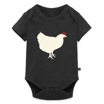 Farmer farming farmer farm - Baby Premium short-sleeve bodysuit - black - Front