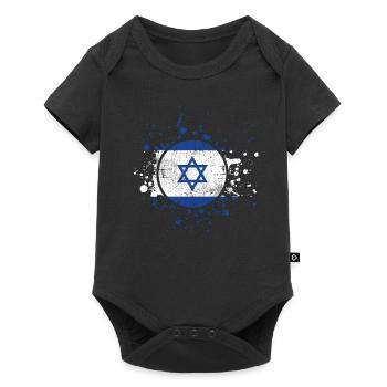 Israel - Baby Premium short-sleeve bodysuit - black - Front