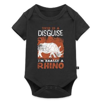 Rhinoceros - Baby Premium short-sleeve bodysuit - black - Front