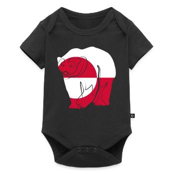 Greenland - Baby Premium short-sleeve bodysuit - black - Front