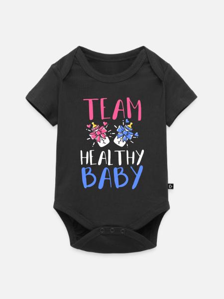Gender Enthüllungsparty - Baby Premium Kurzarmbody - Schwarz
