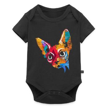 Sphynx gift - Baby Premium short-sleeve bodysuit - black - Front