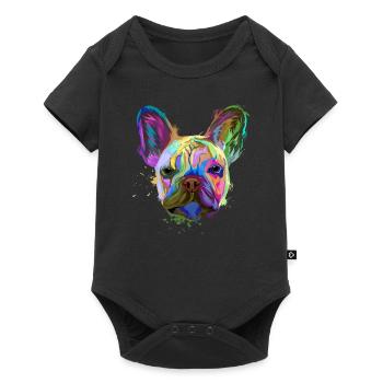Cadeau de bouledogue français Bouledogue français - Body à manches courtes Premium Bébé - noir - Devant