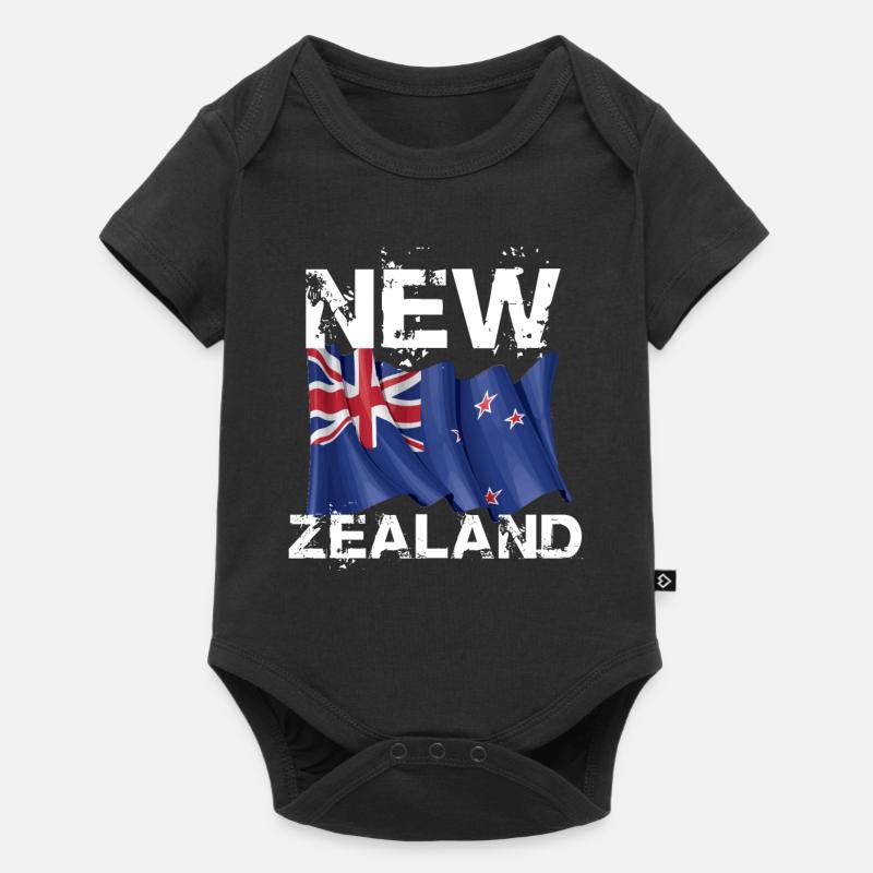 nouvelle-Zélande - Body à manches courtes Premium Bébé - noir