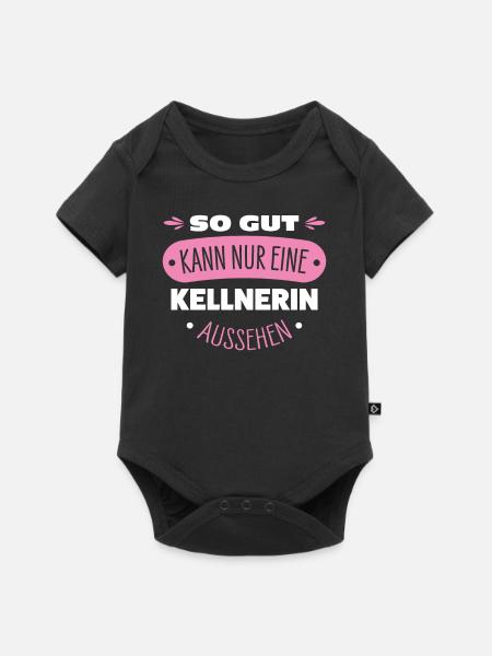 Kellnerin - Baby Premium Kurzarmbody - Schwarz
