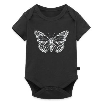 Papillon - Body à manches courtes Premium Bébé - noir - Devant