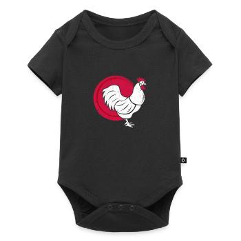 poulet - Body à manches courtes Premium Bébé - noir - Devant
