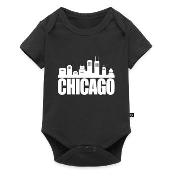 Chicago - Body à manches courtes Premium Bébé - noir - Devant