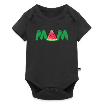 Maman - Mère - Maman - Mère - Chemise - Body à manches courtes Premium Bébé - noir - Devant