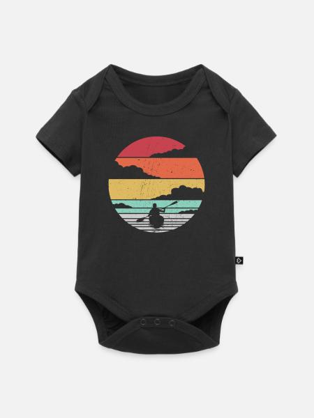 Rudern - Baby Premium Kurzarmbody - Schwarz