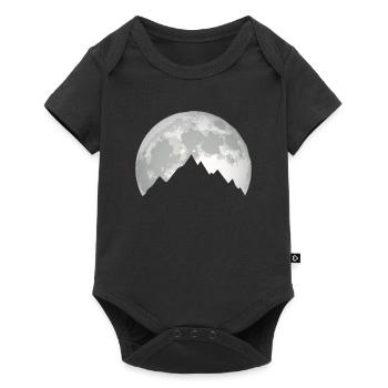 Nature Earth Mother Nature Travel Mountaineering - Baby Premium short-sleeve bodysuit - black - Front