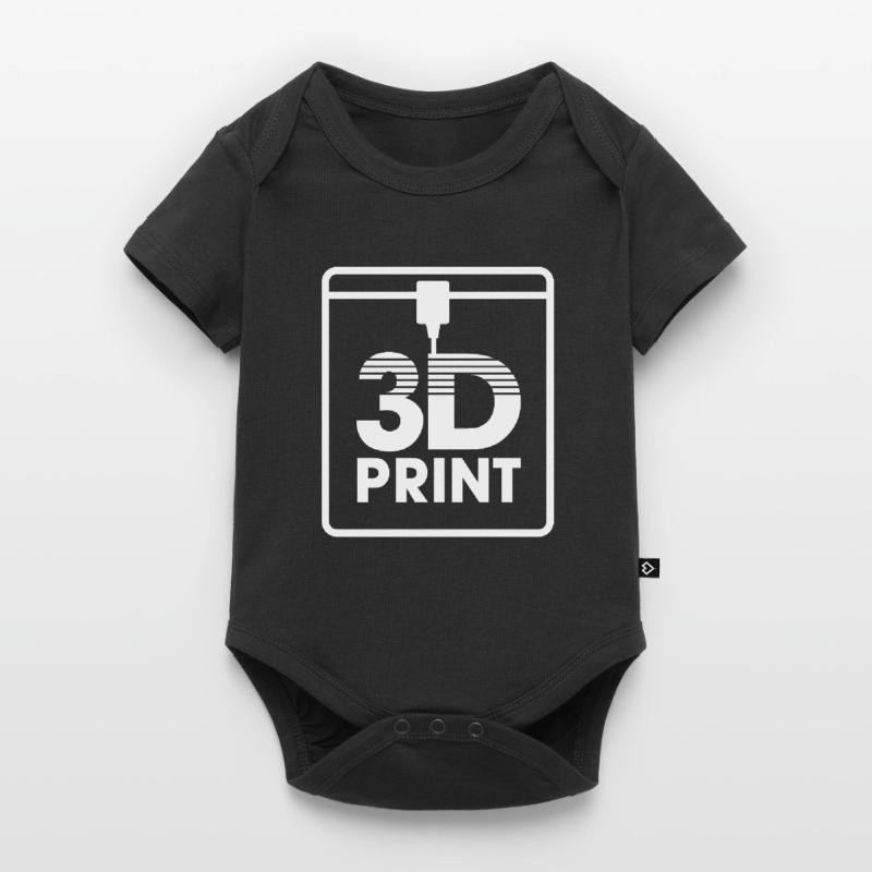 3D Drucker Geschenkidee Computer Nerd Bastler Baby Premium Kurzarmbody