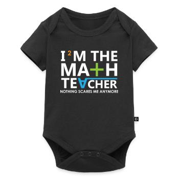 math - Body à manches courtes Premium Bébé - noir - Devant
