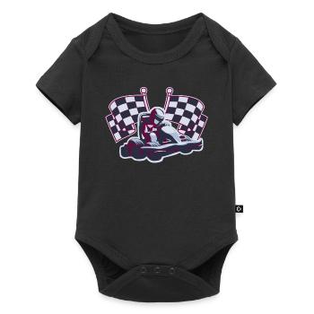Go Kart Racing Pilote Course Pilote Sport - Body à manches courtes Premium Bébé - noir - Devant