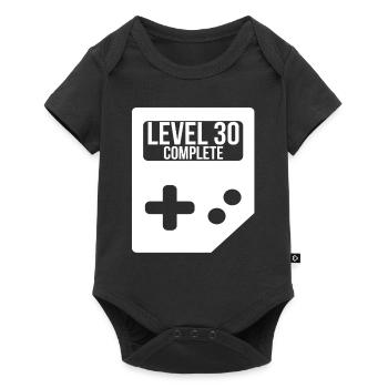 Homme 30 ans - Body à manches courtes Premium Bébé - noir - Devant