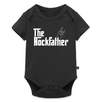 Le Rockfather Père Fête Des Pères Rock Music Gift - Body à manches courtes Premium Bébé - noir - Devant