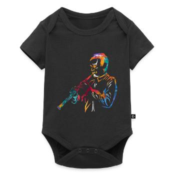 Oboe Gift - Baby Premium short-sleeve bodysuit - black - Front