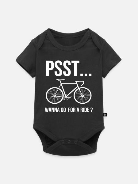 Rennrad - Baby Premium Kurzarmbody - Schwarz