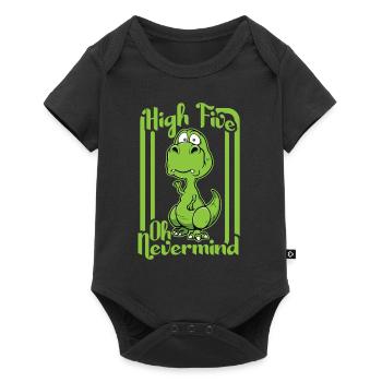 High five - Baby Premium Kurzarmbody - Schwarz - Vorne