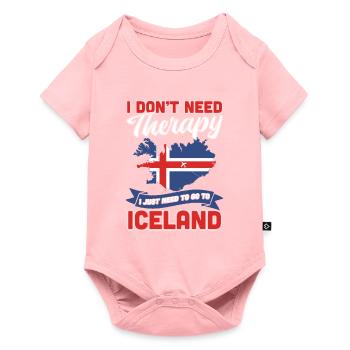 Islande - Body à manches courtes Premium Bébé - rose - Devant