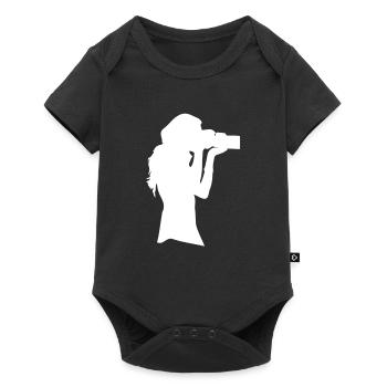 Fotograf - Baby Premium Kurzarmbody - Schwarz - Vorne